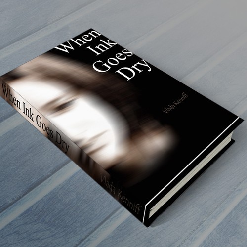 When Ink Goes Dry Book Cover Design Design by MayAbdellatif