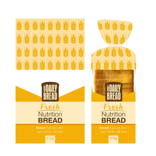 Design bread packaging for Daily Bread Product packaging contest