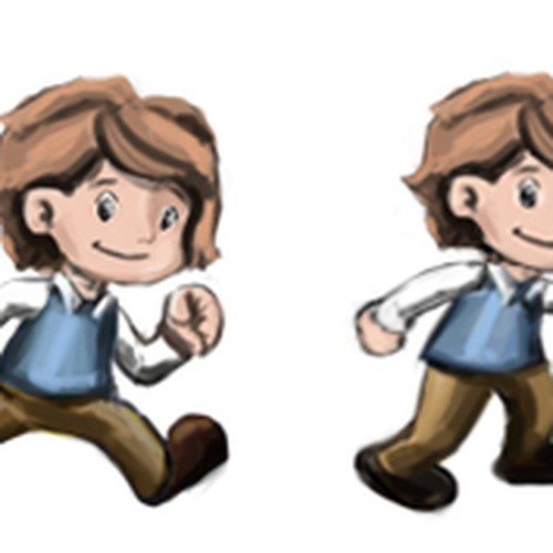 Design Sprite Sheet for Puzzle-Adventure Game Character! Design by kristina.glas