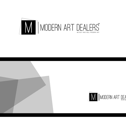 Create a MODERN logo and business card for a fine art gallery specializing in modern art Design by Litoss