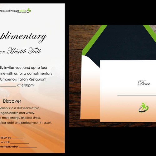 Advanced Holistic Healthcare needs a new card or invitation Design von minolyn