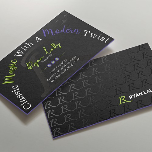 Design a magician's business card Design by kaylee CK