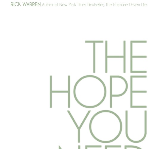 Design Rick Warren's New Book Cover Diseño de wes siegrist