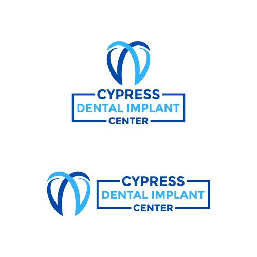 Logo for Dental Implant center with yellow background Design by TRab.