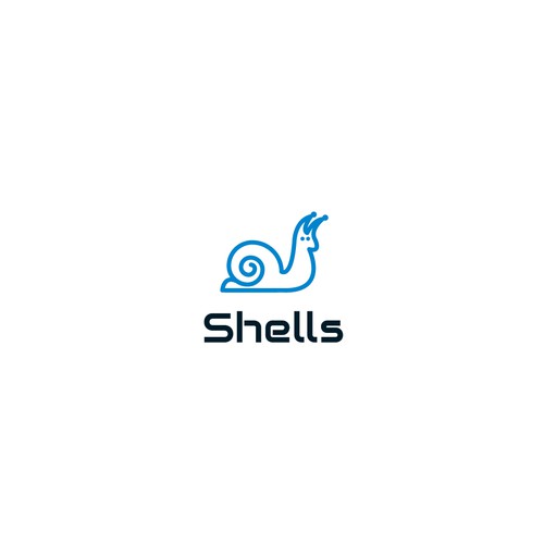 Logo design for UNIX Shell company. Design réalisé par LOGStudio