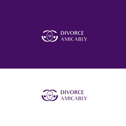 Logo for a new, healthy way for reasonable people to divorce Design by Eeshu