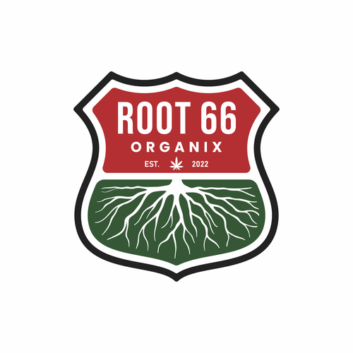 Root 66 Organix (Cannabis, Marijuana, Weed,Retail) Design by Dazuke™