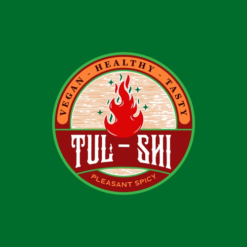 I need a logo on my new sauce product. It should be a mouth watering logo Design by Mi&Me