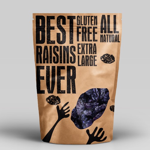 Best Raisins Ever - package design for PREMIUM raisins Design by EM180