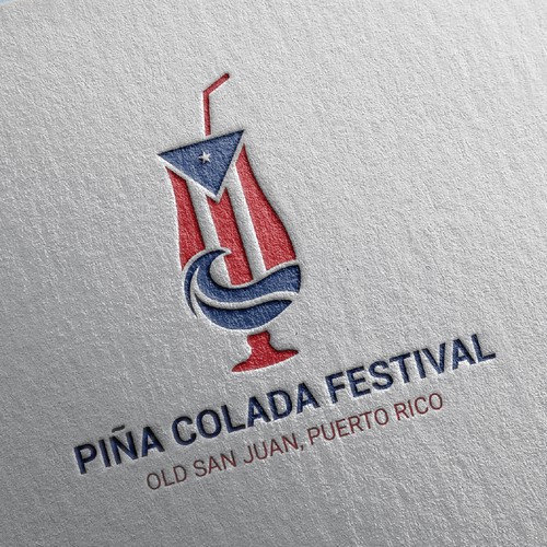 Piña Colada Festival Logo and Branding Package Design by smitadesign