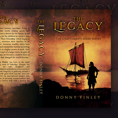 Book cover for epic 1st century story with historical implications Design by lidia.puccetti