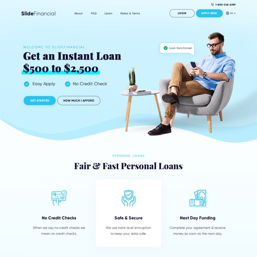 Personal finance website design Design by Design~King!!!