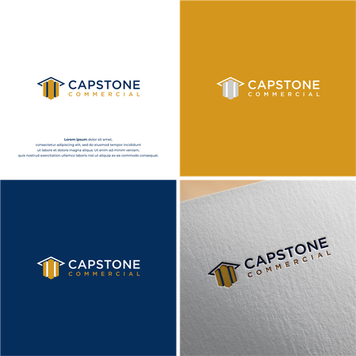 Simple, clean, professional commercial real estate logo Design by Eshaal ®