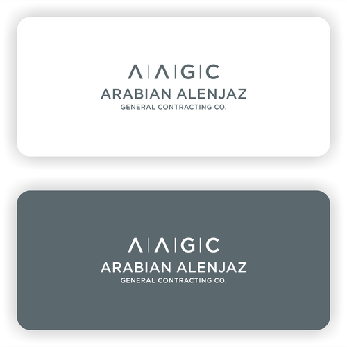 “Modern Industrial Logo for AAGC – Construction & Contracting Company” Design by -athala-