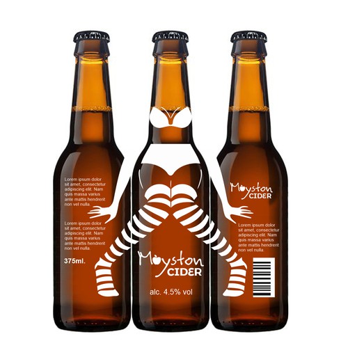 Funny name requiring great imagination and sexual innuendo for cider  label/logo. | Product label contest | 99designs
