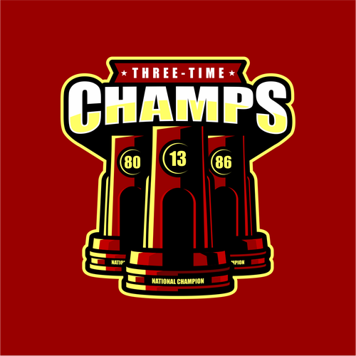 Basketball Logo for Team 'Three-Time Champs' - Your Winning Logo Featured on Major Sports Network Design by WADEHEL