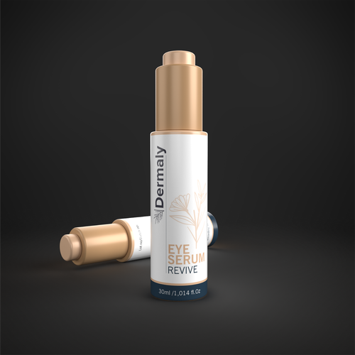 Eye serum bottle design Design by DZINEstudio™