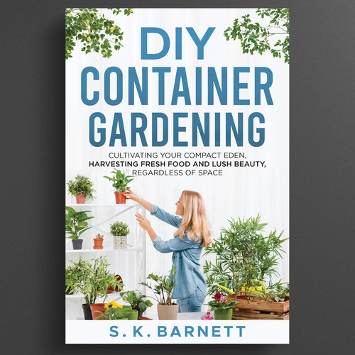 Container Garden Book cover Design by Rezy