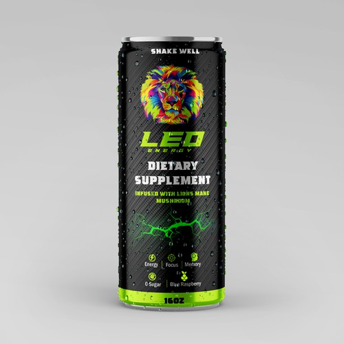 Energy Drink Label Design Design von Next Vision