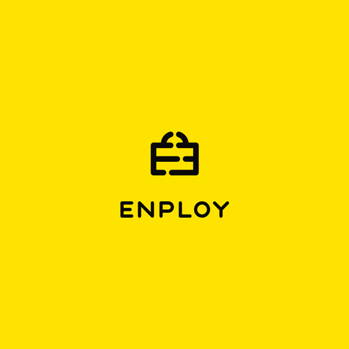 Create a modern logo for Enploy Recruitment Agency. We match ...