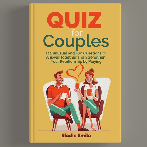 Design a book cover for a Couples Quiz Design by Crimson Lemons