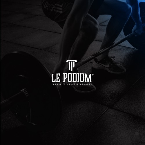 Minimalistic logo for a new powerlifting gym Design by MartinRosadilla