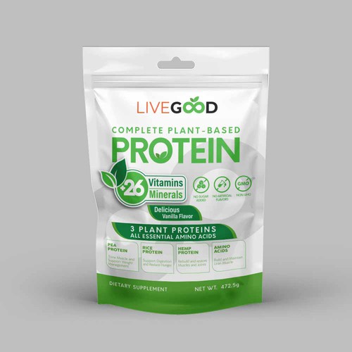 ***GUARANTEED PRIZE*** - LABEL DESIGN for Protein Powder -*****NEW***** Design by JamPasir