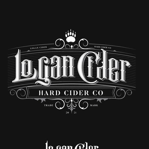 Hard cider company logo. Design by R!CH DESIGN