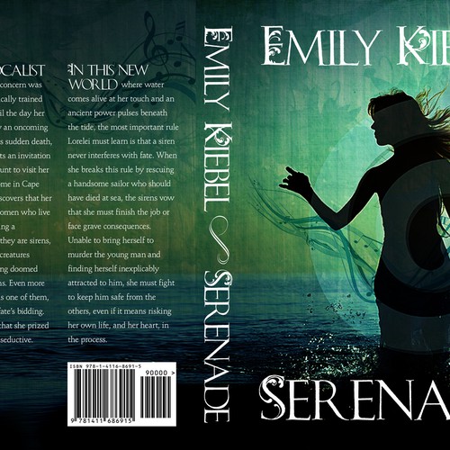 Book Cover Design for YA Novel about SIRENS Design by Ed Davad