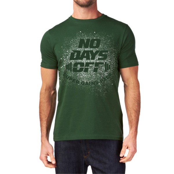 Design by Polskatriot™ titled "No Days Off - Fitness Shirt"