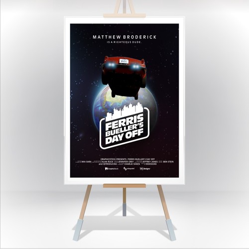 Create your own ‘80s-inspired movie poster! Ontwerp door CKD73