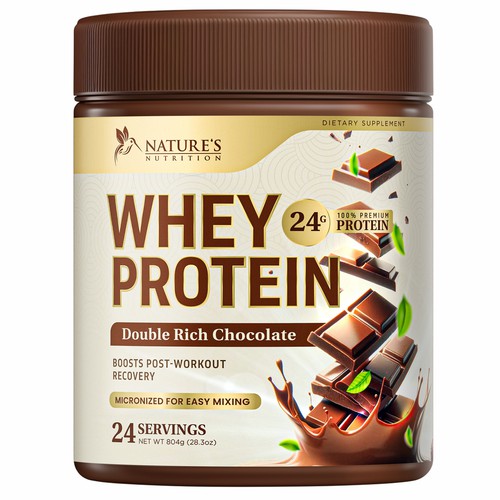 Davi Giolo ★さんのTasty Whey Protein Chocolate Design Needed for Nature's Nutritionデザイン