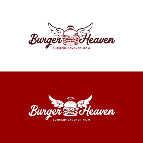 Burger Heaven high quality food logo for main building signage Réalisé par Julia   Fernandes