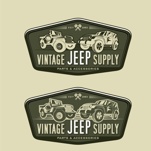 Vintage Jeep Supply needs a new logo Design by Cristian-Popescu
