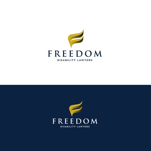 Clean, iconic, symbolic logo for disability law firm Design by cesarcuervo