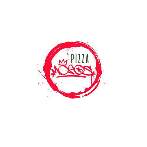 Old School graffiti artist meets new school Pizza Maker Design by JCGWdesign