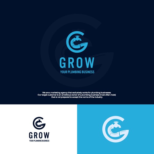 Design a logo for an awesome plumber marketing company Design by Cloveo