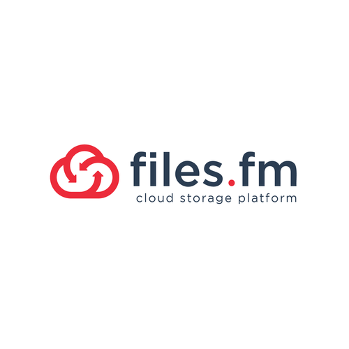 Files.fm logo and brand refresh for cloud storage platform Design by Saber Design