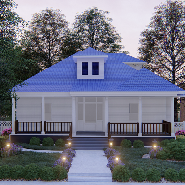 Rendering of old house