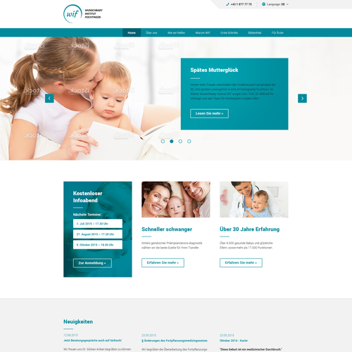 Web page design contest entry by fuchs@99