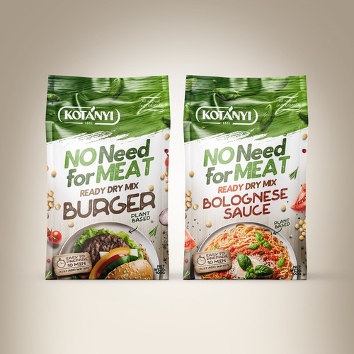 Packaging Project for International plant-based dry mix for International Herbs & Spices Company Design by Mr. Ozz