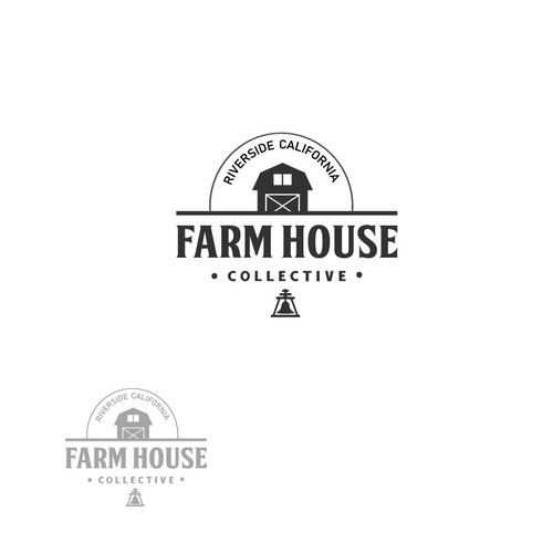 Design a mid-century modern, hipster logo for "Farm House Collective" retail & hospitality venue Design by paw vector