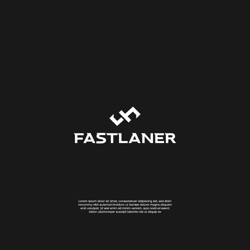 Logo + Brand for Fastlaner™ Design by Basit Khatri