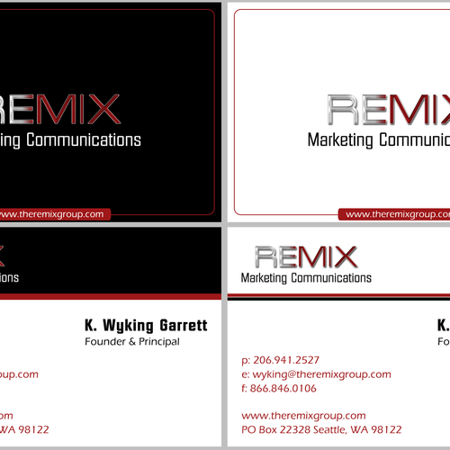 Help Remix Marketing & Communications with a new design Design by Lone Horse Endeavors