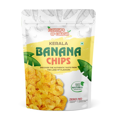 Package Design for Banana Chips Design by JOHN's_AlphaCreation