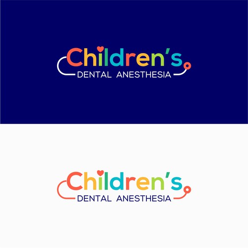 Children’s dental anesthesia company logo Design by Logood.id