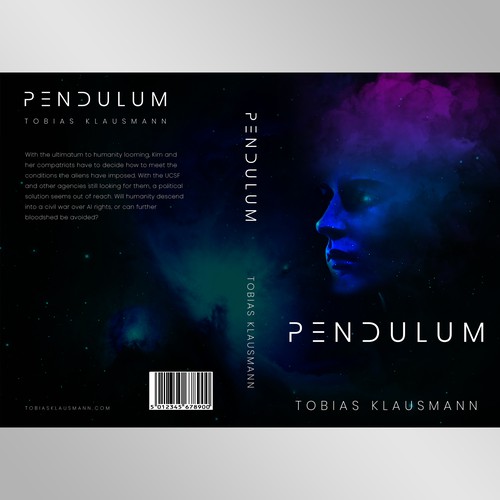 Book cover for SF novel "Pendulum" Design por MartinCS
