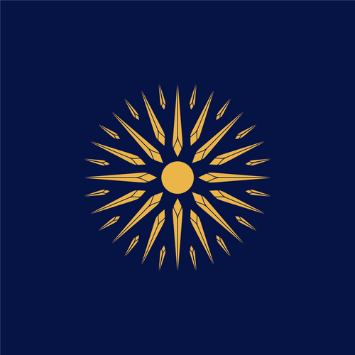 Design a modern logo inspired by the ancient sun Design by RAPUNZEL27