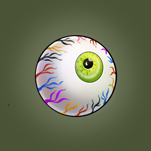 Techno Eyeball Design Design by Abrahamnaji
