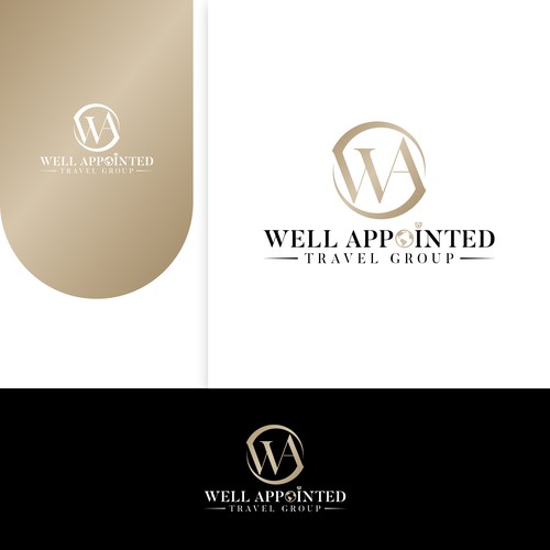 Elegant and Luxurious Brand for a Travel Group Design by NuriCreative